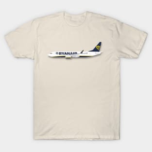 Ryanair Boeing 737 airliner T-Shirt